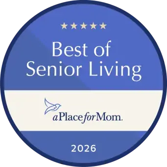 Best of Senior Living 2026 award badge