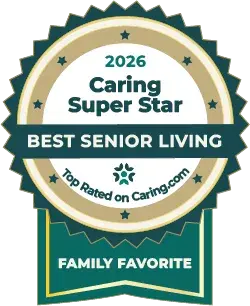 2026 Caring Super Star Best Senior Living badge